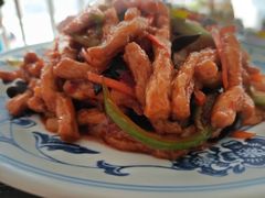鱼香素肉丝-天天向上素食餐厅(五台山店)