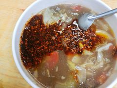 大碗糊辣汤丸子多放干辣子-清真李唯一优质肉丸糊辣汤