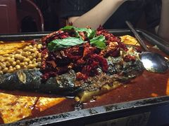 -探鱼·鲜青椒爽麻烤鱼(广州花都来又来店)