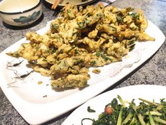 炸花椒芽儿-华盛园卷子王农家菜水库鱼