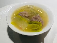 解腻的丸子白菜粉丝汤-同喜烤鸭店(光芒店)