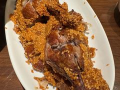 香酥芝麻鸭-缪氏川菜(丰盛町店)