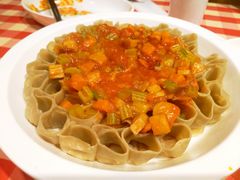 西红柿茄丁浇汁莜面-西贝(无锡万象城店)