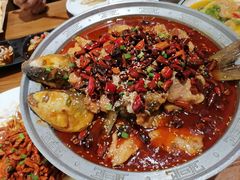 -东来菜馆•手抓海鲜家常菜•海鲜锅贴(鸽子窝店)