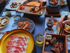 京都雪花牛肉寿喜锅-花潮料理艺食馆(成都万象城店)