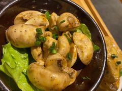 XO酱爆口蘑-胖记烤肉(江汉路店)