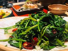 炝炒地瓜叶-山石榴·贵州菜(丰盛里店)