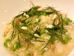 芦笋烩饭配蟹肉和香草-Jean Georges