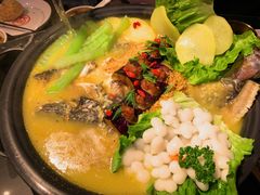 -探鱼·鲜青椒爽麻烤鱼(西南商都店)