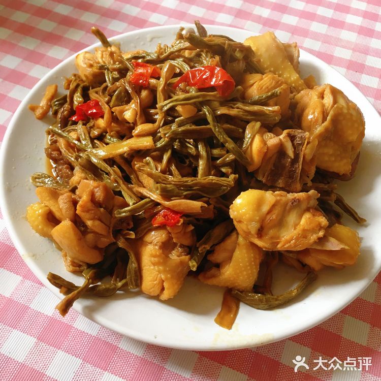 快手家常菜——干豆角炒鸡