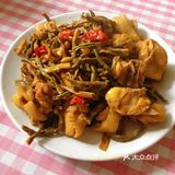 快手家常菜——干豆角炒鸡