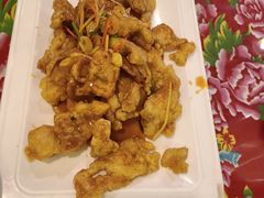 特色锅包肉-闯关东东北农家菜(崂山石老人店)
