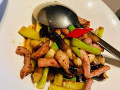鸡枞菌炒松阪肉-海立阁海鲜江浙菜(漕河泾印象城店)