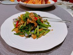 大韭菜炒蛏子皇-皇朝会.经典传统粤菜(外滩店)