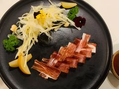 三年金钱火腿配大理手撕乳扇-泓0871臻选云南菜·味庄