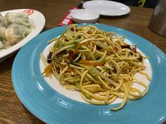 苦菊拌豆浆皮-双合园·海鲜水饺青岛菜(万佳广场店)