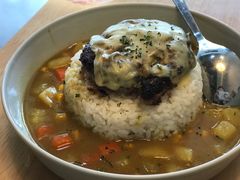 芝士牛肉汉堡咖喱饭-红小满休闲餐厅(十全街店)