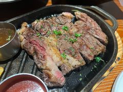 澳洲谷饲黑安格斯西冷牛排-澳骄 Aussie Kitchen·手工披萨·西餐(国大店)