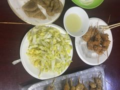 -老红桥炸灌肠牛肚锅烧烤(定福庄店)