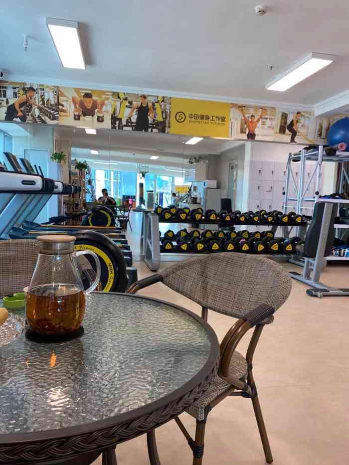 中田健身工作室(海尔路店)-"位置:崂山数码大厦里.环境:室内满眼的.