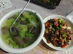 鸡血小菜汤-金水泊山庄·花椒鸡(铁山坪店)