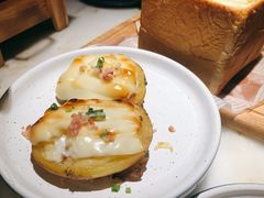 芝士焗土豆-绿茶餐厅(西单老佛爷店)