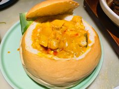 咖喱面包鸡-绿茶餐厅(成都大悦城店)