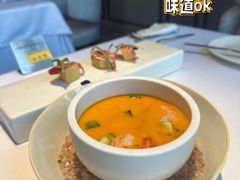 经典蔬菜浓汤配新鲜藜麦大虾-王品牛排(珠海富华里店)