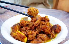 Lotus Root Meatballs in Braised Pork