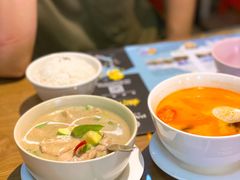 中部绿咖喱鸡肉-帕蓝·暹罗料理(曲阳店)