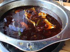 吃完的锅底-袁记串串香(梁家巷店)