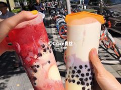 鲜芋青稞醇牛奶-CoCo都可(建外SOHO店)