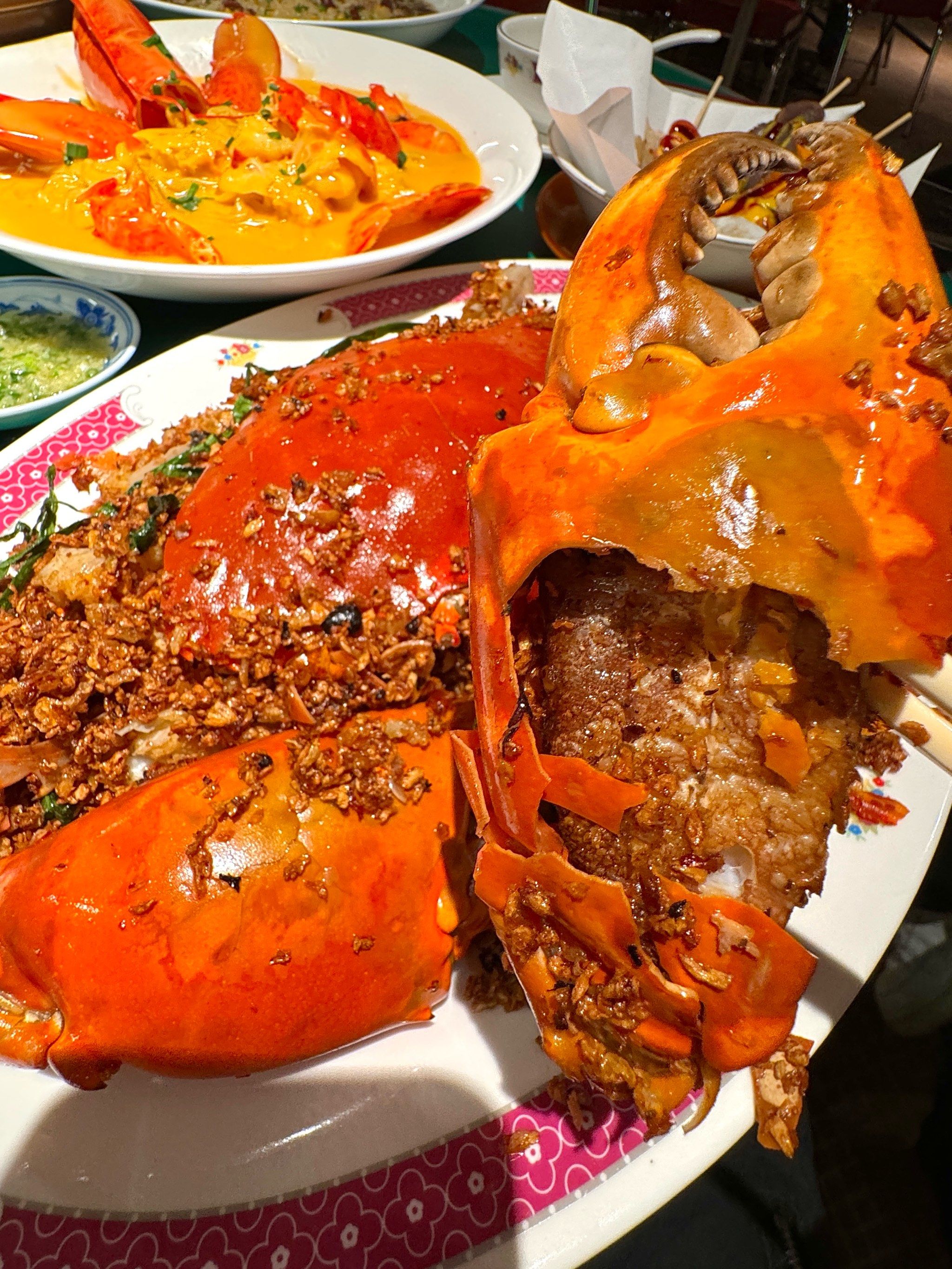 感谢谢霆锋!避风塘桥底辣蟹尊嘟好好吃