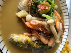 大闸蟹面-丫丫蟹庄·苏式园林农家乐·阳澄湖大闸蟹(阳澄湖莲花岛店)