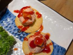 三文鱼芒果塔-福樱兰海鲜放题铁板烧(加州店)