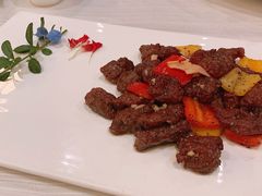 黑椒蒜香牛肉粒-湖滨客舍·湖北菜