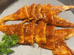 糯米煎明太鱼-草家酱蟹炭火烤肉店(珲春南路一店)