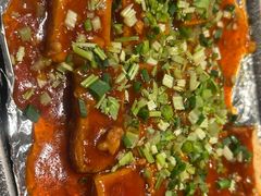 铁板包浆豆腐-绿茶餐厅(滨海万达广场店)