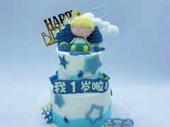 -卡比儿童蛋糕·心意定制·低脂零卡糖动物奶油FancyBALLOON(滨海店)