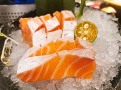 三文鱼腩刺生-炙柒Sekinana·精致料理 烧鸟·铁板烧(海上世界店)