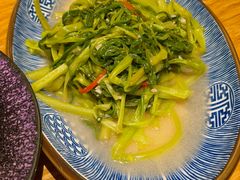 椒丝腐乳炒通菜-常来小聚·广州非遗传承餐厅(高德置地店)