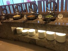 自助调料区-景瀚大酒店-揽景阁旋转餐厅