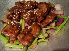 蒜香蜜汁排骨-绿茶餐厅(光谷世界城步行街店)