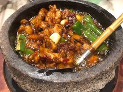 石锅杭椒牛蛙-桂满陇-西湖船宴(西单大悦城店)