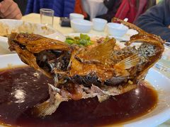 罾蹦鲤鱼-奥华餐厅·老张记(台基厂店)