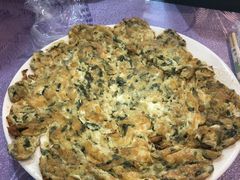 香椿摊鸡蛋-钰田大院·碳烤虹鳟鱼·怀柔地道农家菜(雁栖湖店)