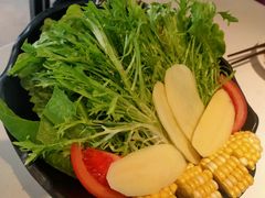 健康蔬菜拼盘-大嘴霸王排骨·排骨汤锅(川师店)