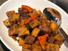 珍菌牛肉粒-汤城小厨•粤菜•靓汤(苏州街店)