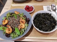 板煎大虾沙拉配日式海苔饭-池奈·咖喱蛋包饭(熙地港店)