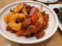 椒香虾仁爆鸡球-陈傻子餐厅(世纪都会店)